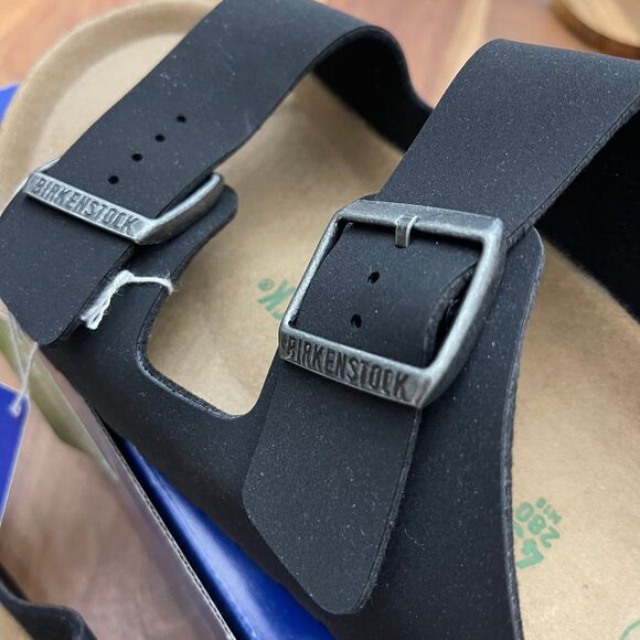 Birkenstock Men's Arizona Vegan Synthetics Sandals | Men’s 10 | NEW - Picture 6 of 9